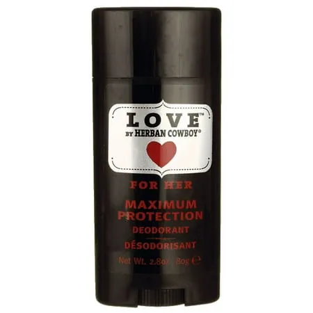 Herban Cowboy Deodorant - Love Maximum Protection - 2.8 oz