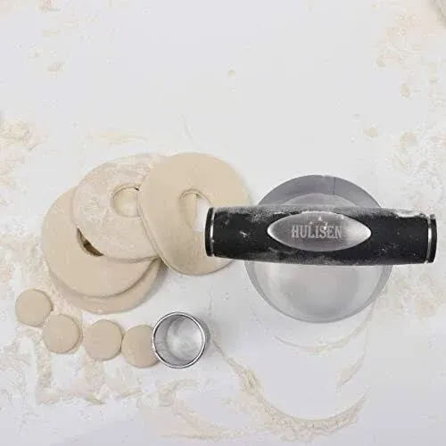 Hulisen 3.5" Stainless Steel Round Cookies Cutter - Professional