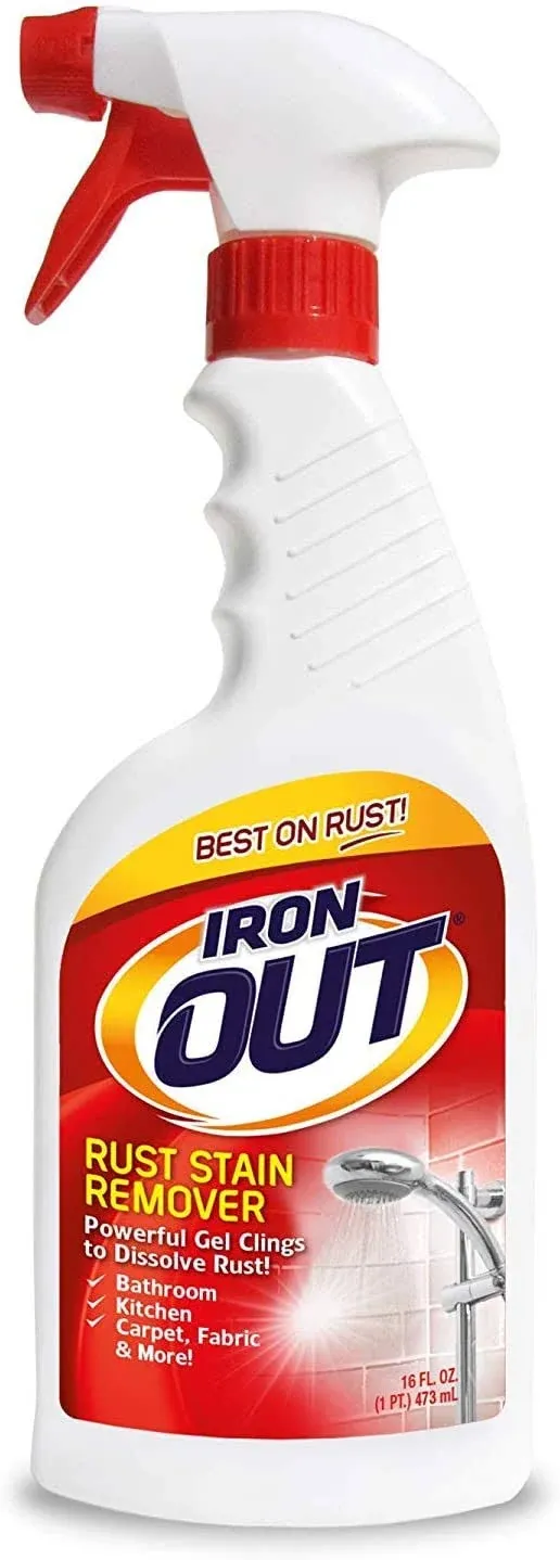 Iron Out Rust Stain Remover Spray Gel 16 fl. oz. Bottle