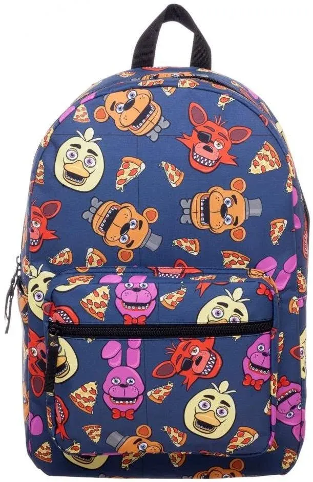 Five Nights At Freddy's Characters School Backpack, FNAF Chica Foxy Bonnie