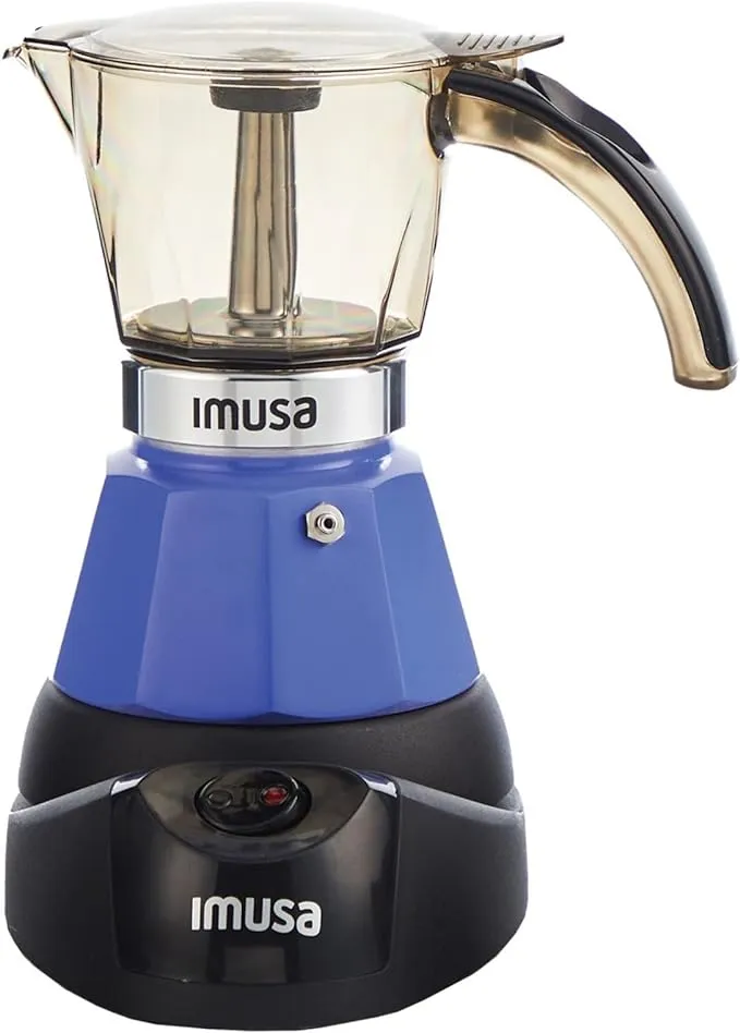 Imusa 3 or 2cup Electric Espresso Maker, Purple