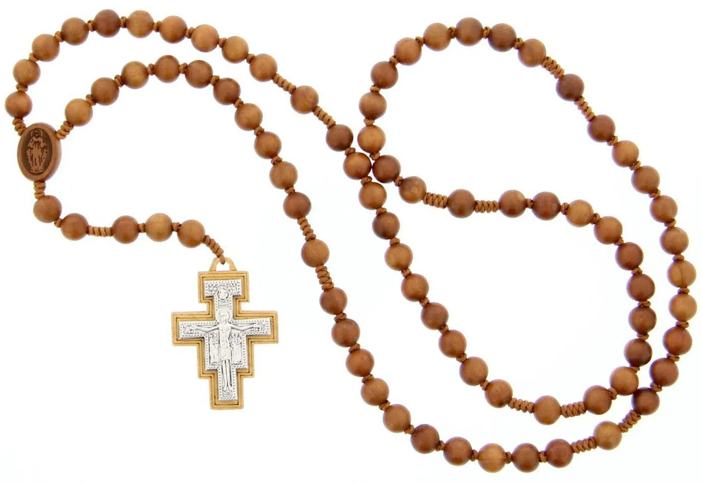 7 Decade Jujube Franciscan 8mm Rosary