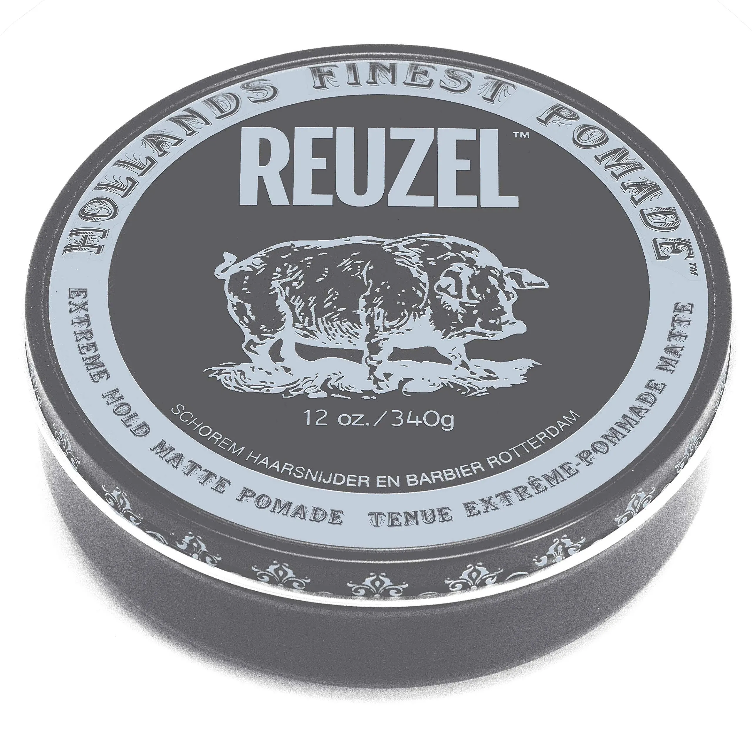 Reuzel Extreme Hold Matte Pomade - 12 oz