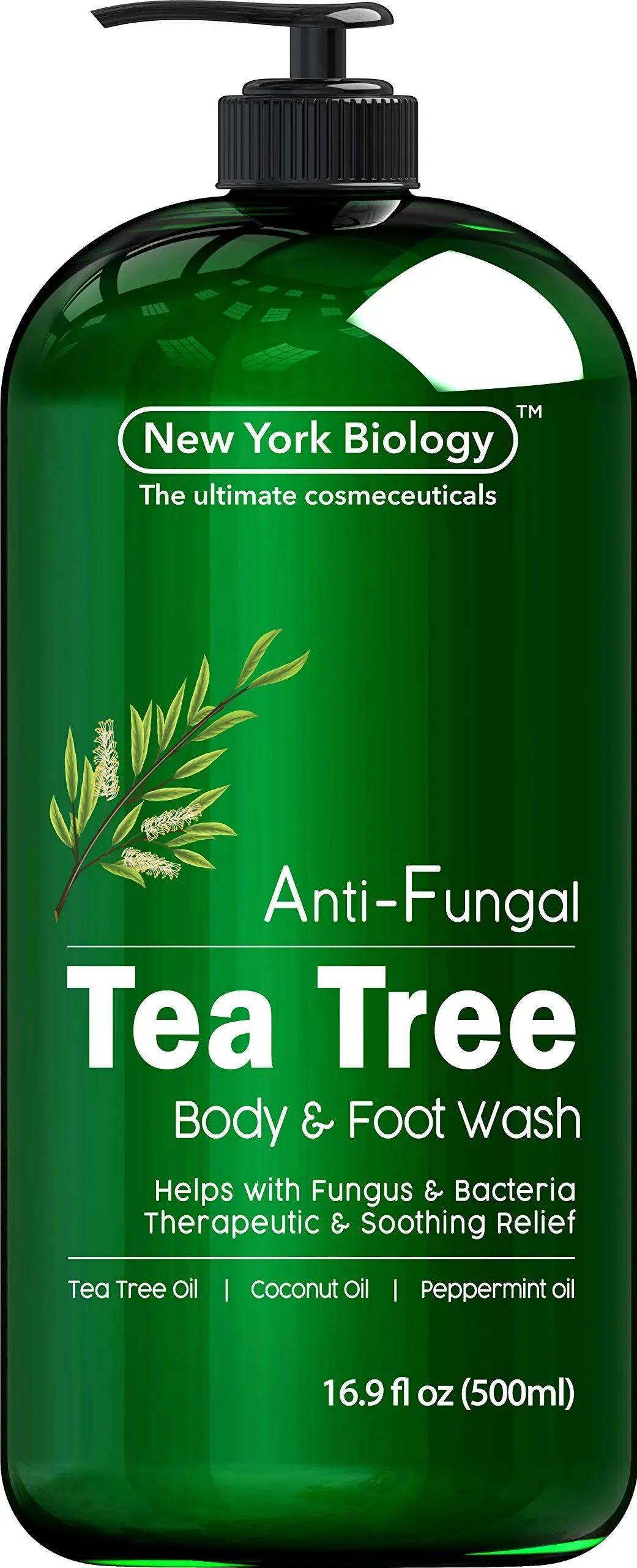 Tea Tree Body Wash - 16 OZ - Helps Jock Itch &amp; Itchy Skin Nail Fungus Athletes