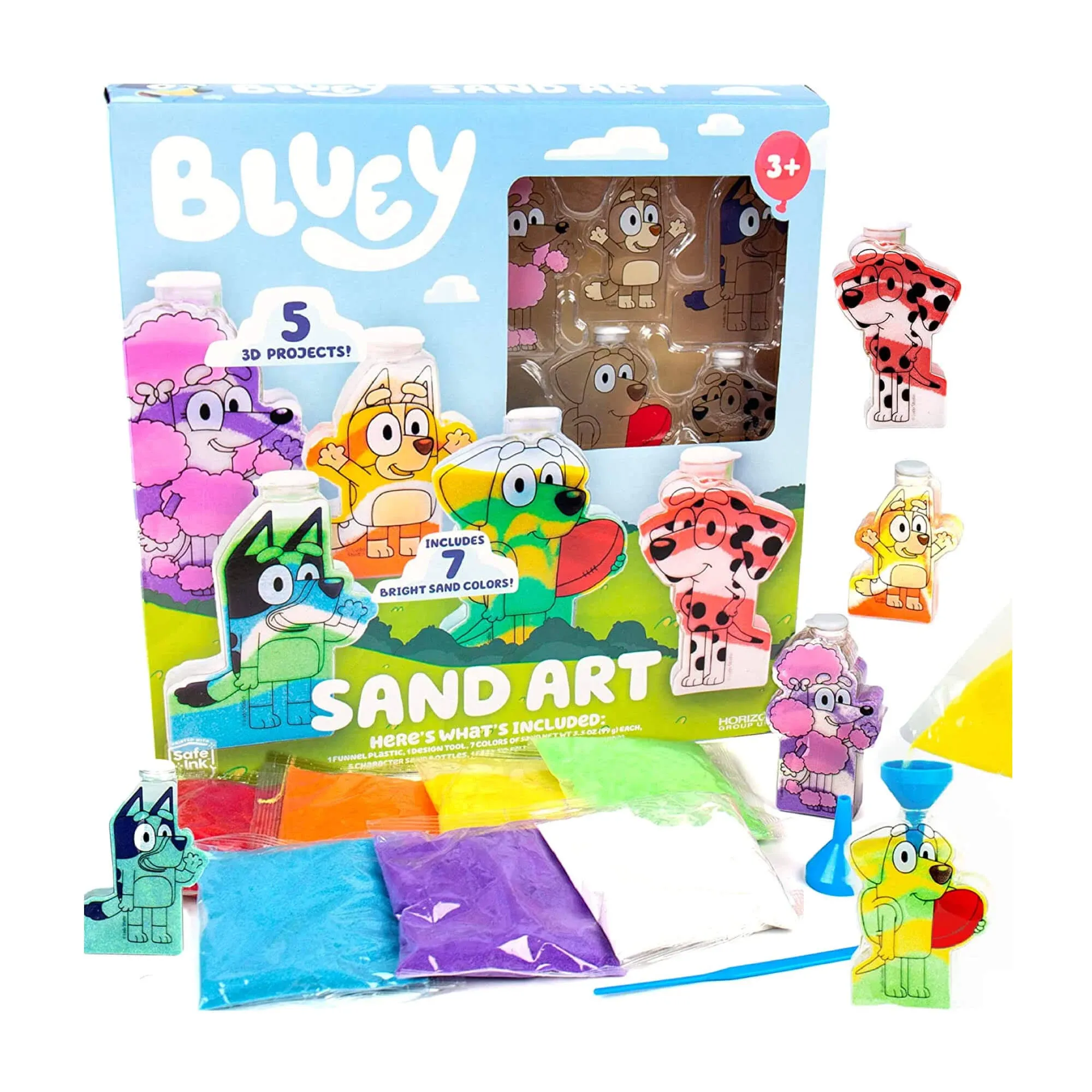 Bluey Sand Art Kit