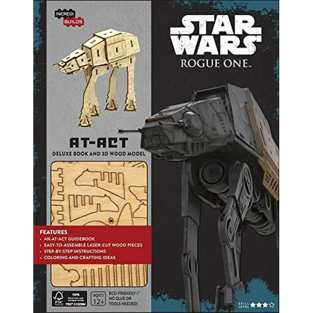 IncrediBuilds: Star Wars: Rogue One: AT-ACT Deluxe Book and Model Set