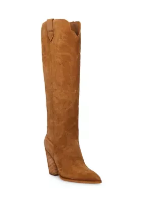 Steve Madden Women's Lasso Western Boots, 7.5M