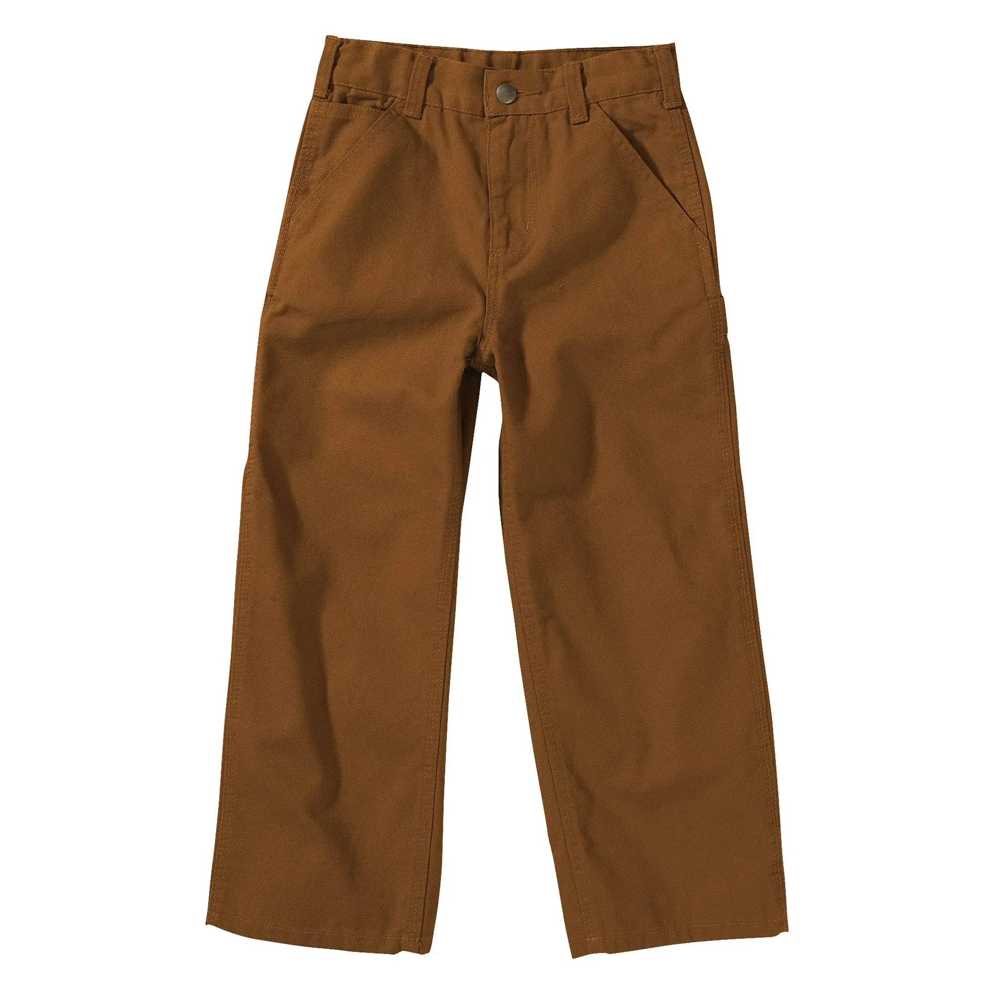 Carhartt CK8303-D15-3T Canvas Dungaree Brown Pant Size 3T