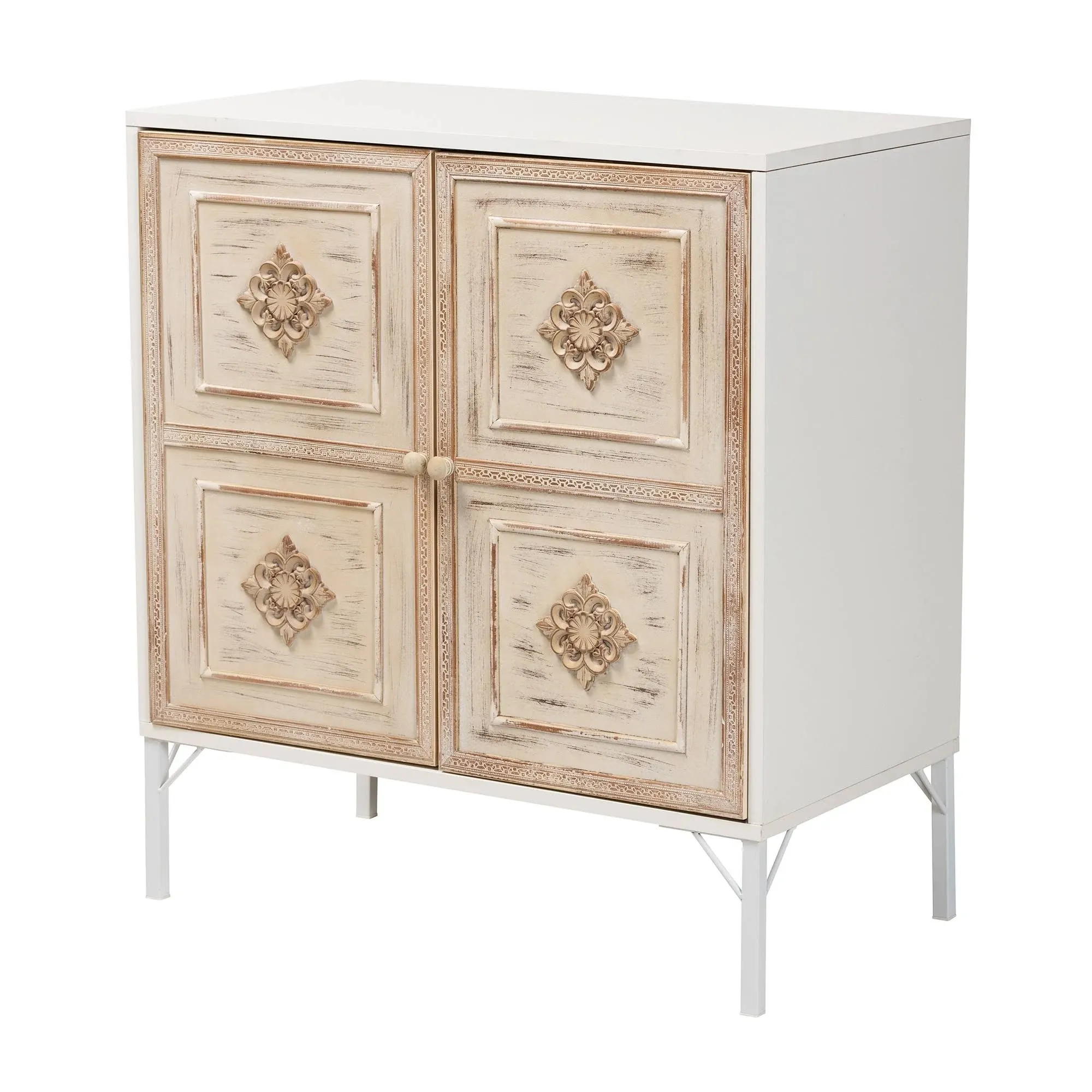 Baxton Studio Favian Classic and Traditional Two-Tone Sideboard