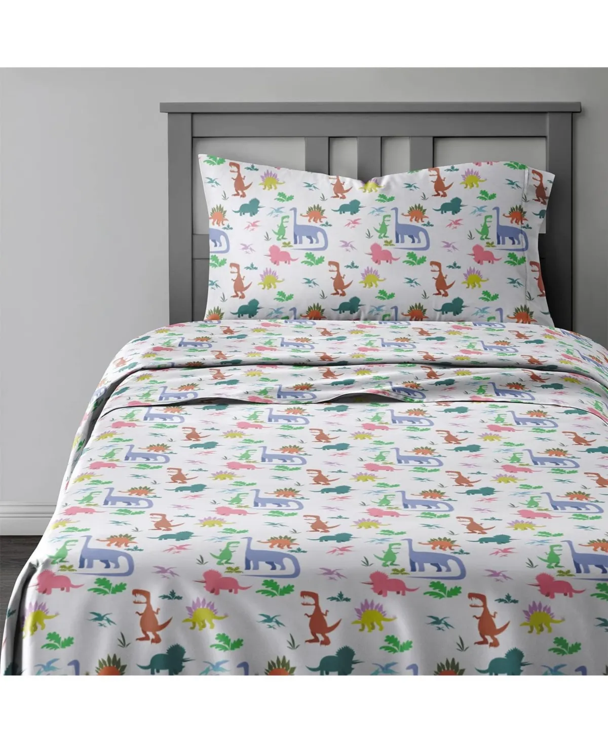 Cgk Linens Kids 4 Piece Microfiber Sheet Set - Full - Multicolor Polka Dots