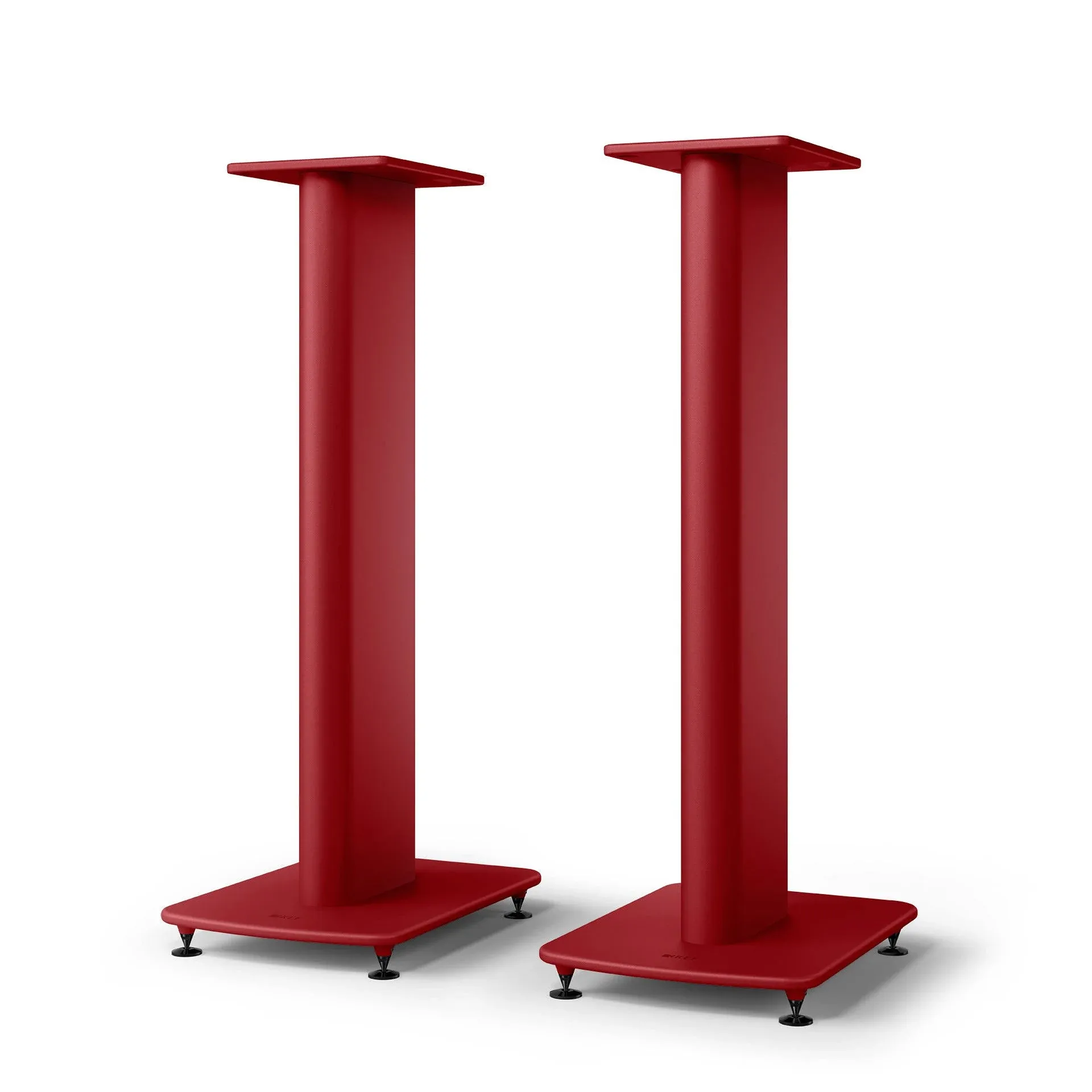 KEF S2 Speaker Stands (Pair) Crimson Red