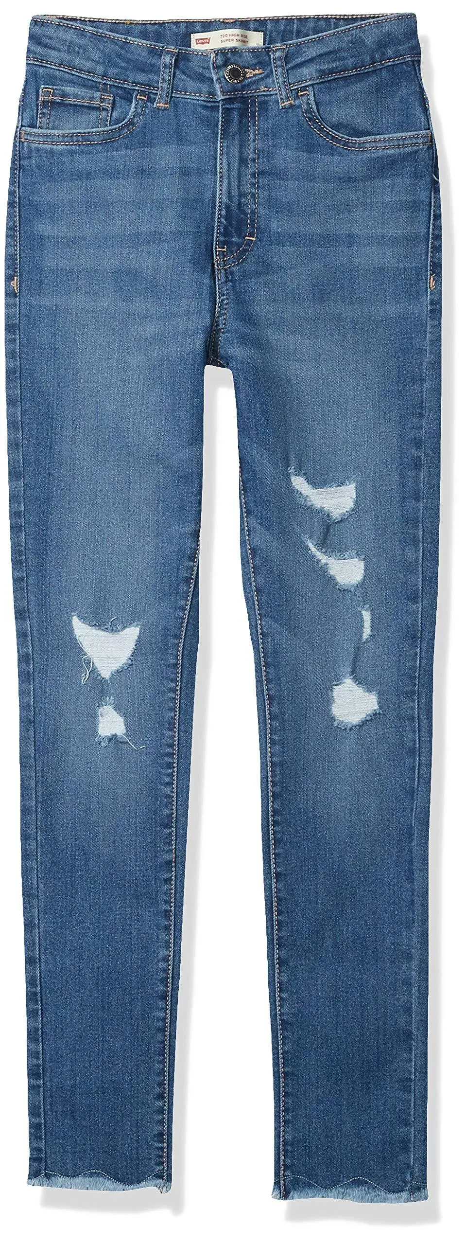 Levi's Big Girls 720 High Rise Super Skinny Jeans - Hometown Blue - Size 10