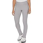 PGA TOUR Women's Pull-on Golf Pant with Tummy Control (Size X-Small-xx-Large)