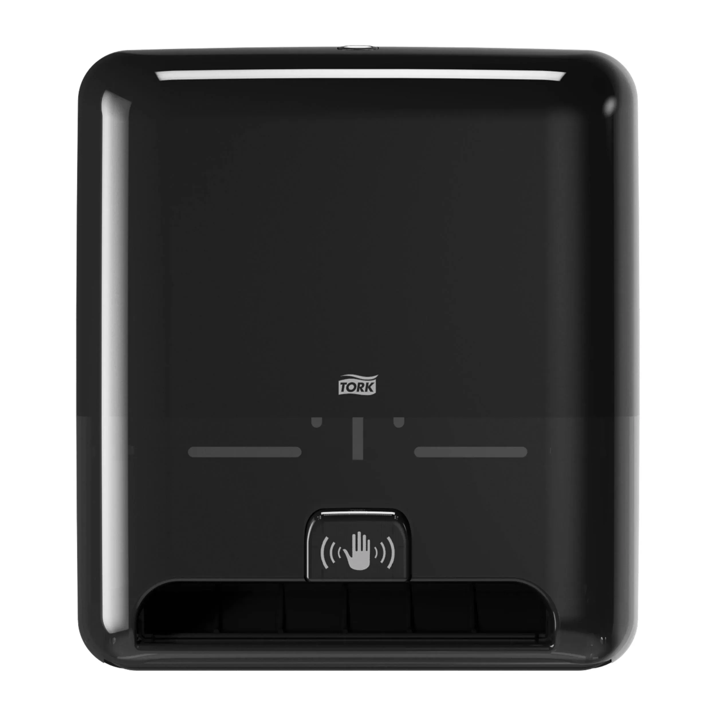 Tork 5511281 Elevation Intuition Battery-Operated Roll Towel Dispenser, Black