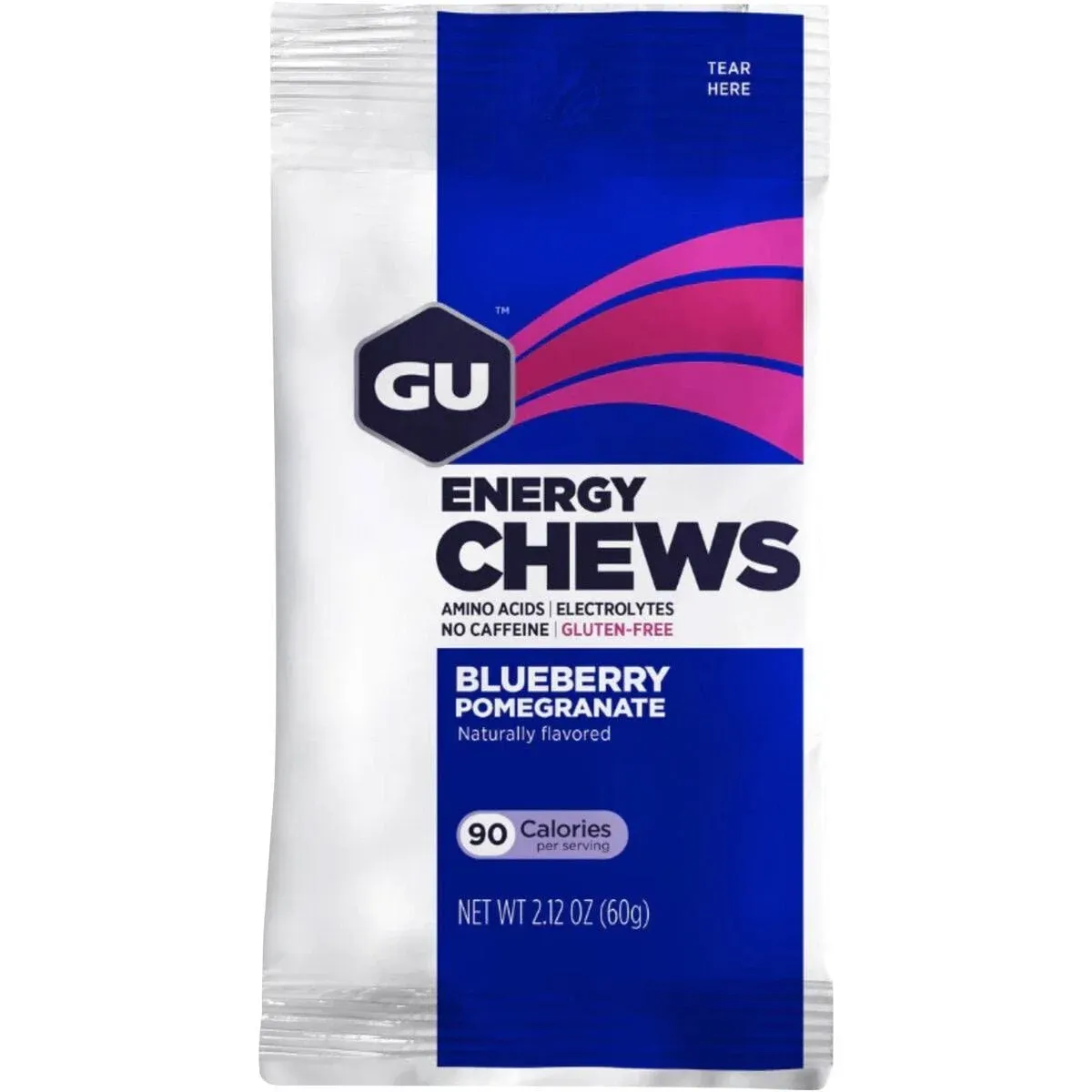 GU Energy Chews - Blueberry Pomegranate Box of 12