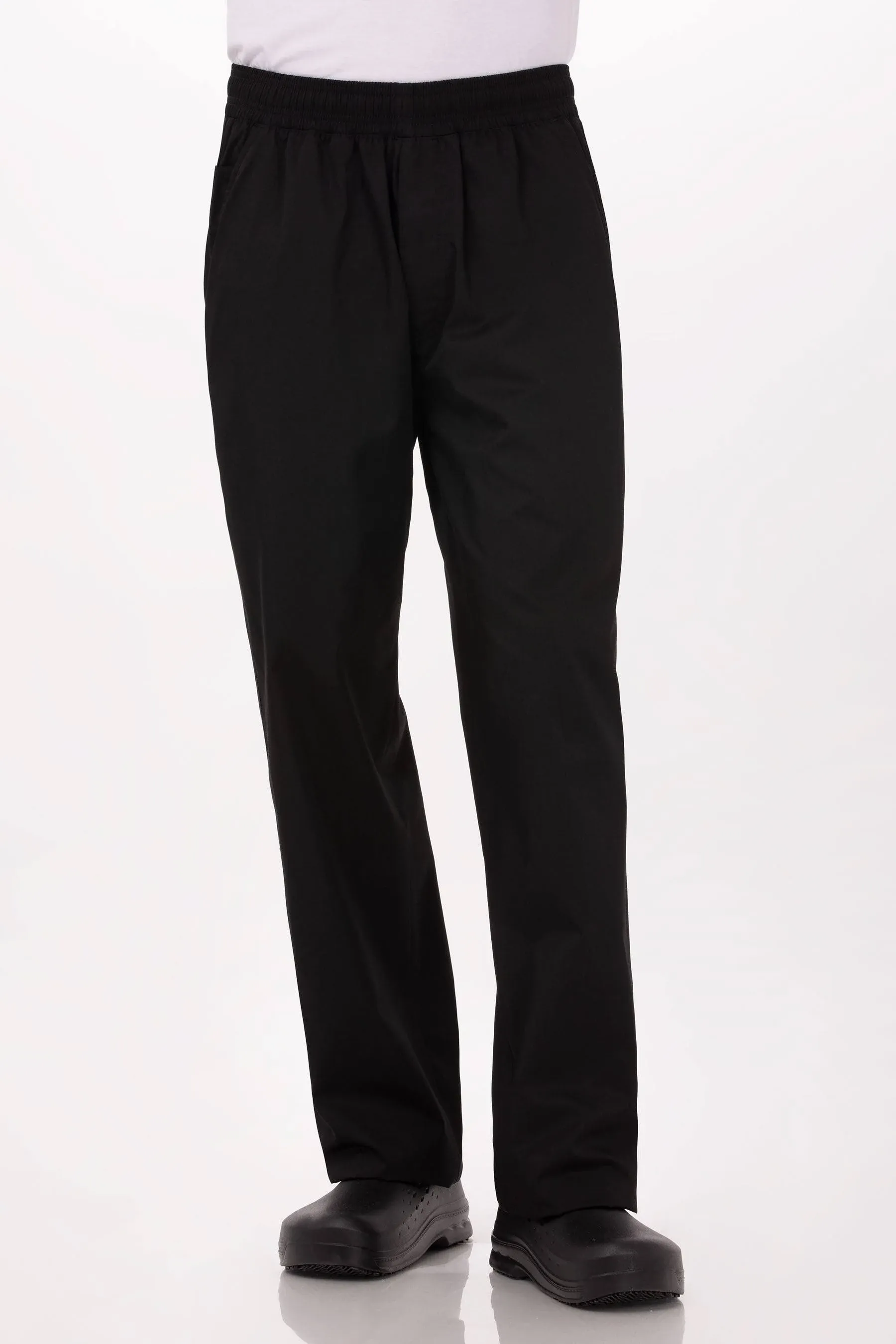 Chef Works Men&s Lightweight Baggy Chef Pants Black 2X-Large