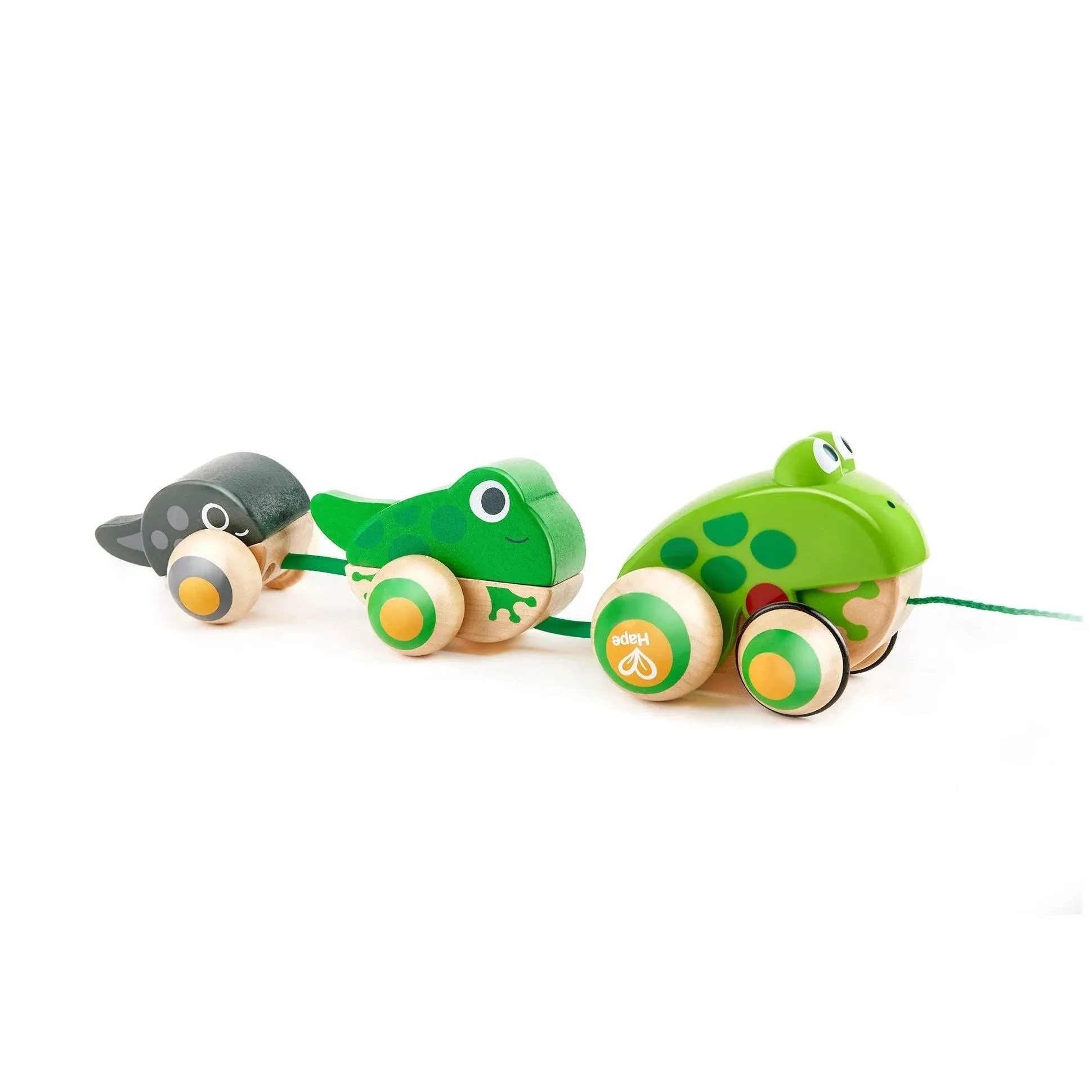 Hape Pull-Along Frog Family