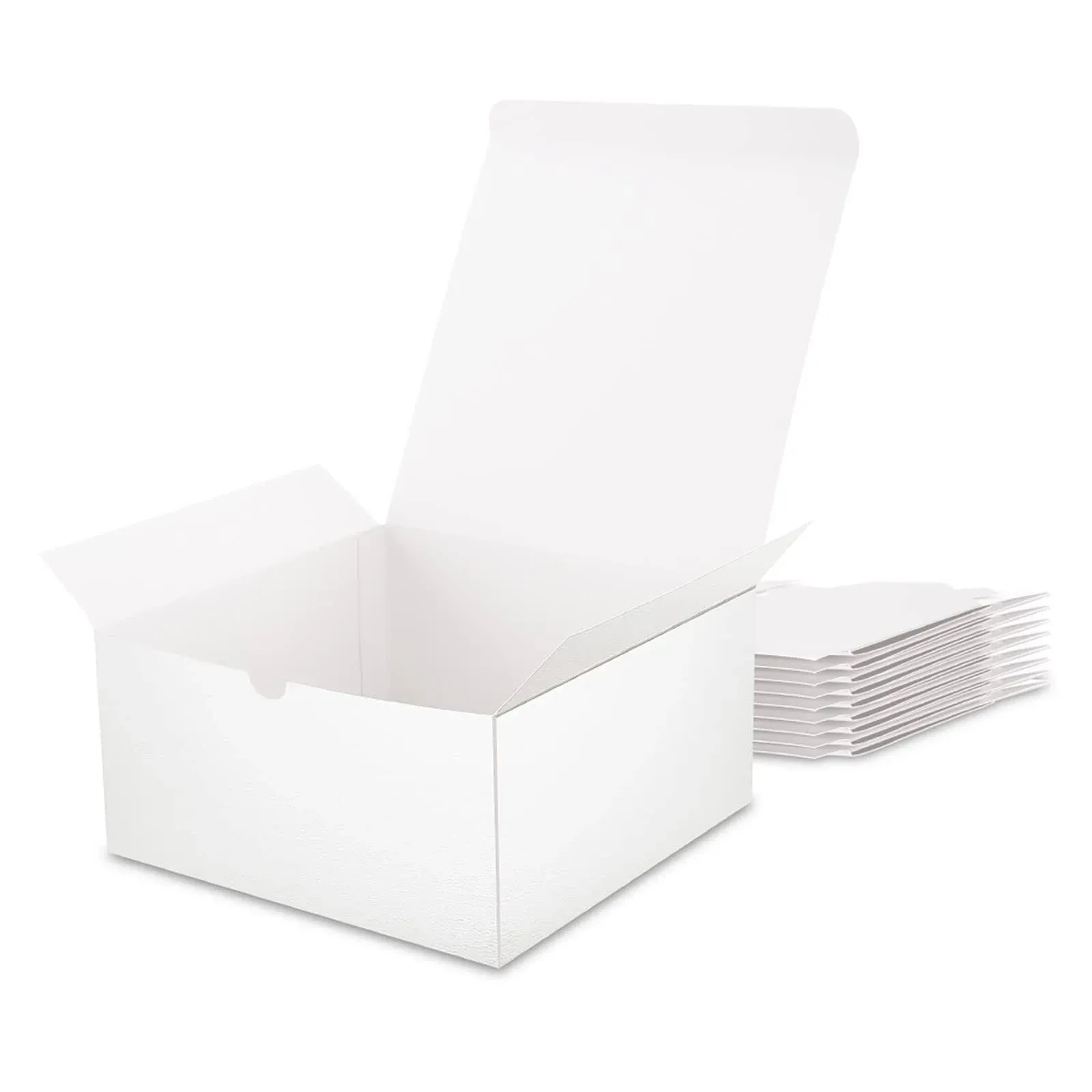 10 Gift Boxes 8x8x4 Inches Premium Gift Boxes Bridesmaid Proposal Boxes Paper...