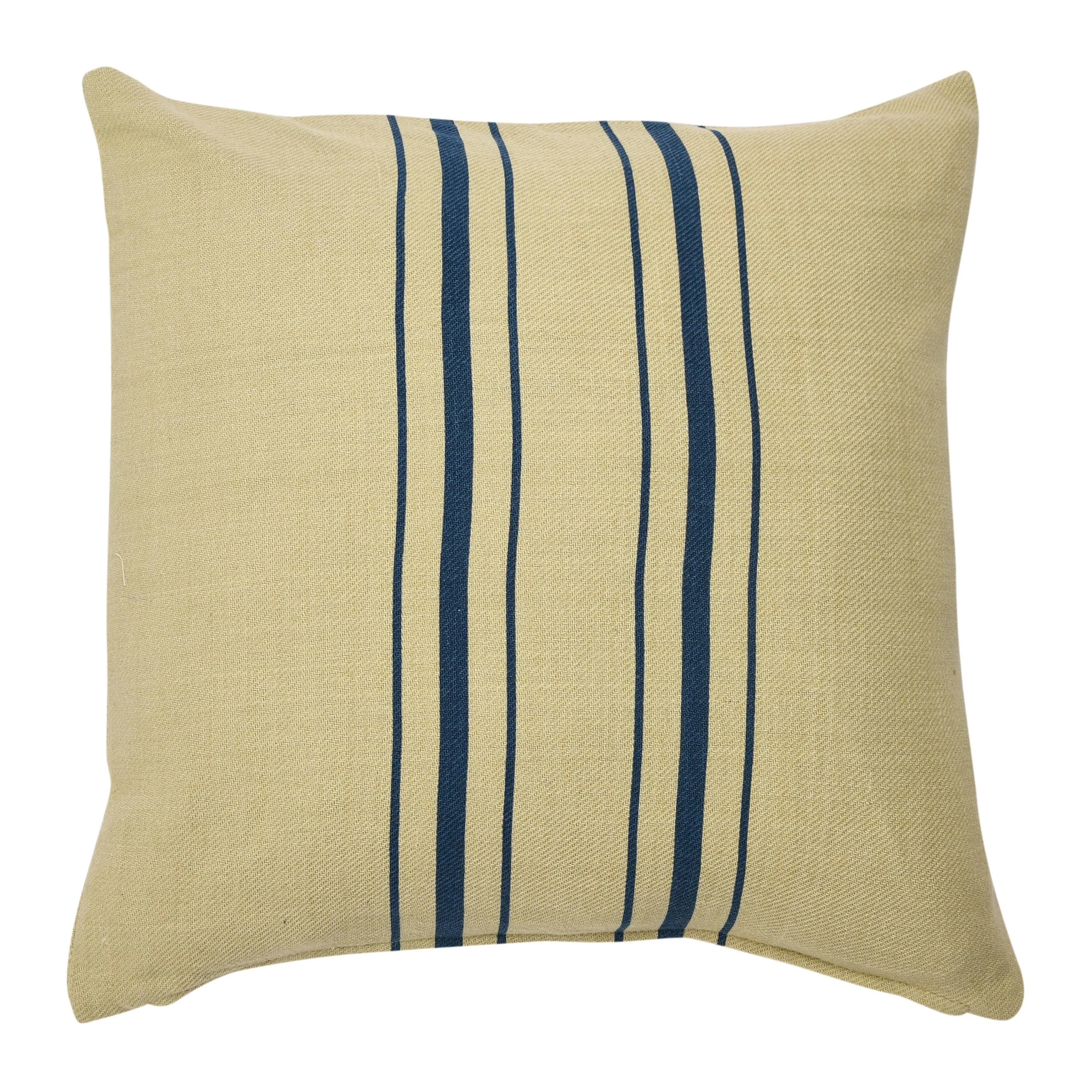 Storied Home 20 inch Square Multistripe Woven Cotton Pillow Cover, Size: 20 x 20 ...