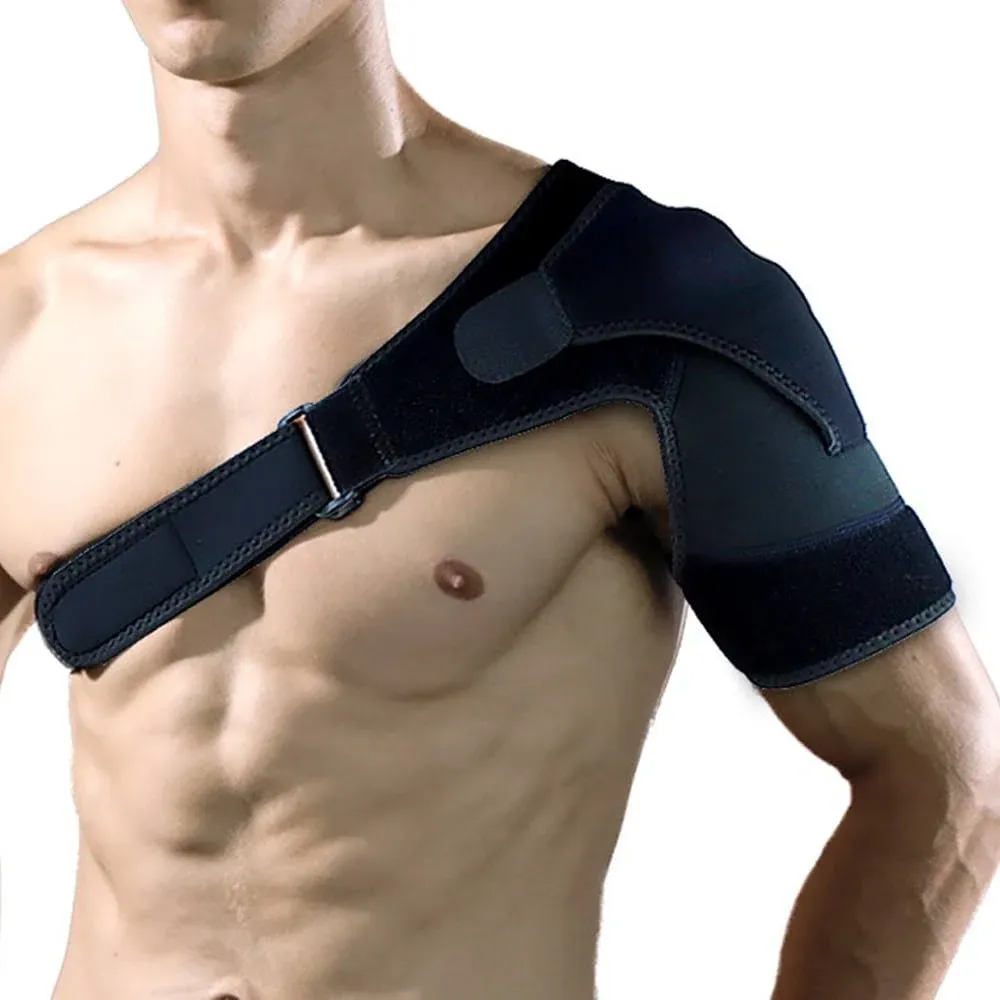 Shoulder Brace for Torn Rotator Cuff - Shoulder Pain Relief, Support and Compression - Sleeve Wrap for Shoulder Stability and Recovery - Fits Left and