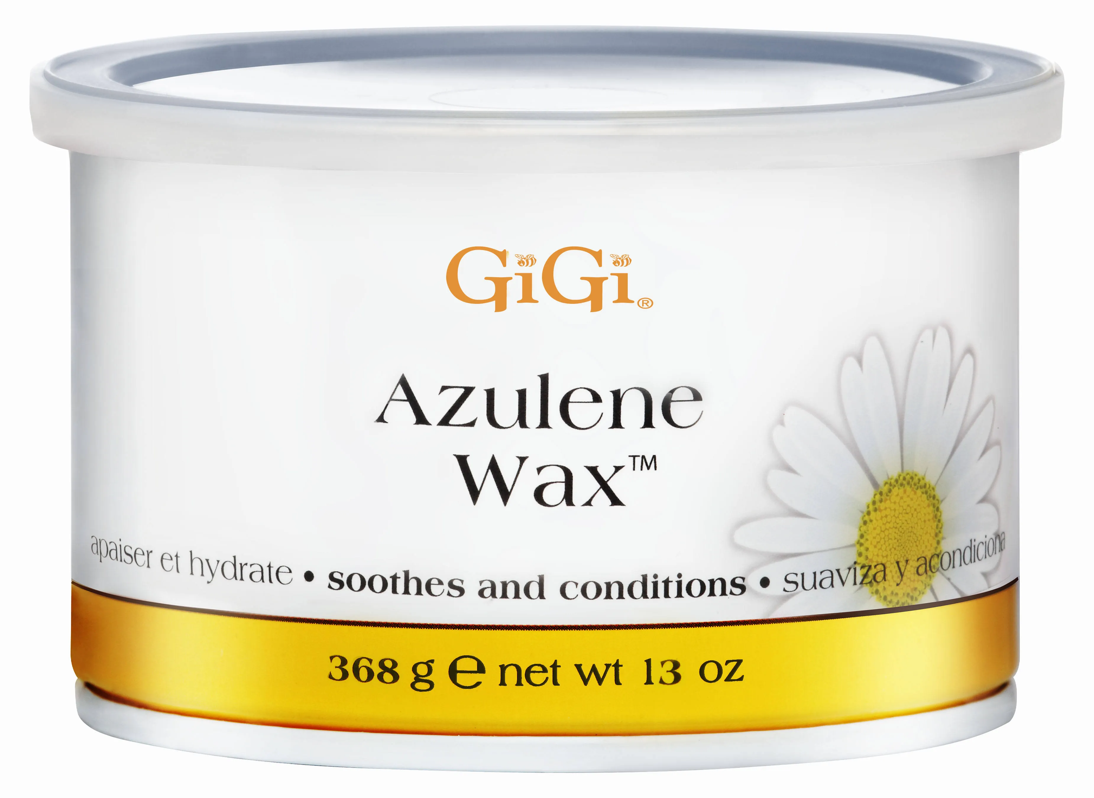 GiGi Azulene Hair Removal Wax, 13 oz