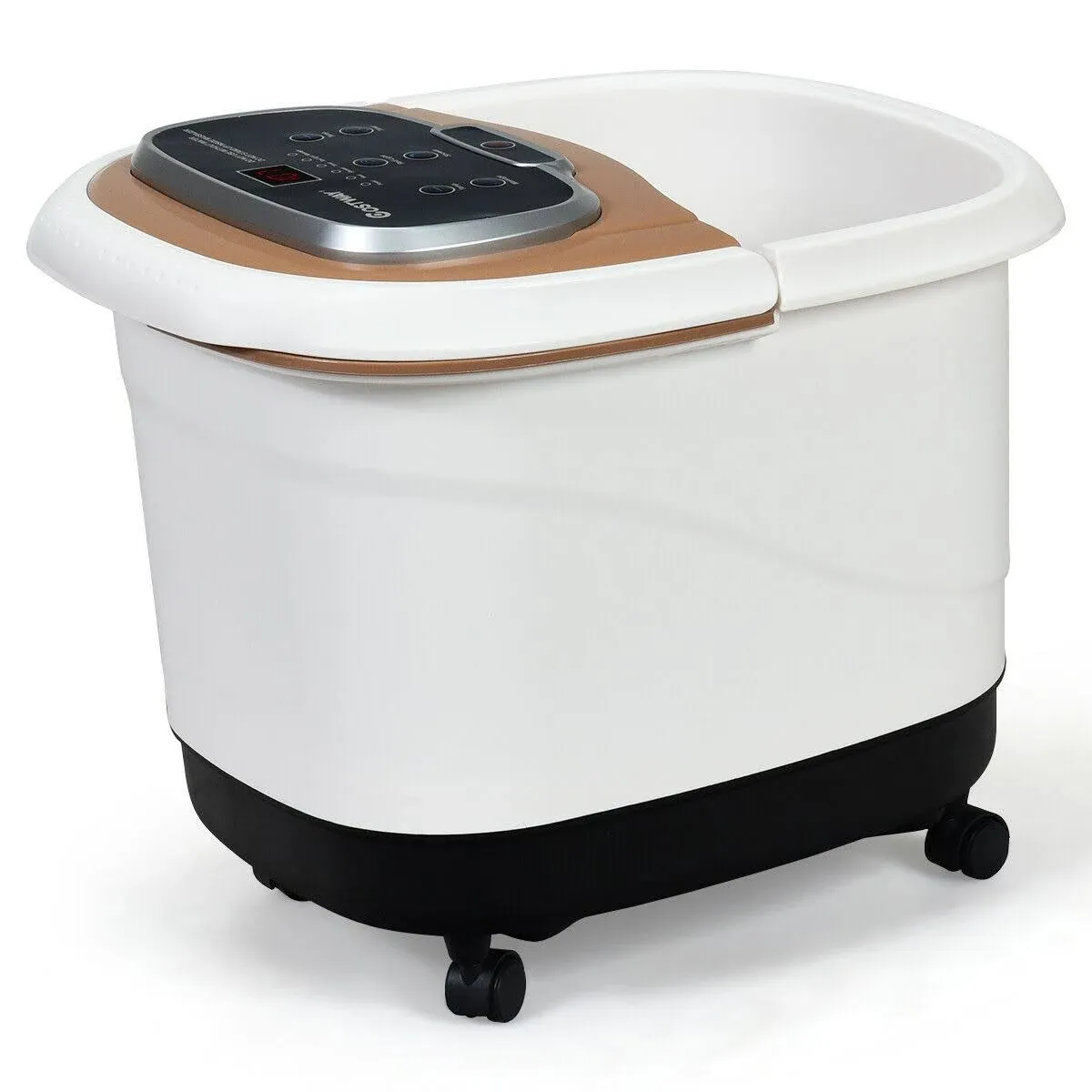 Portable Foot Spa Bath Motorized Massager Electric Feet Salon Tub w/ Shower