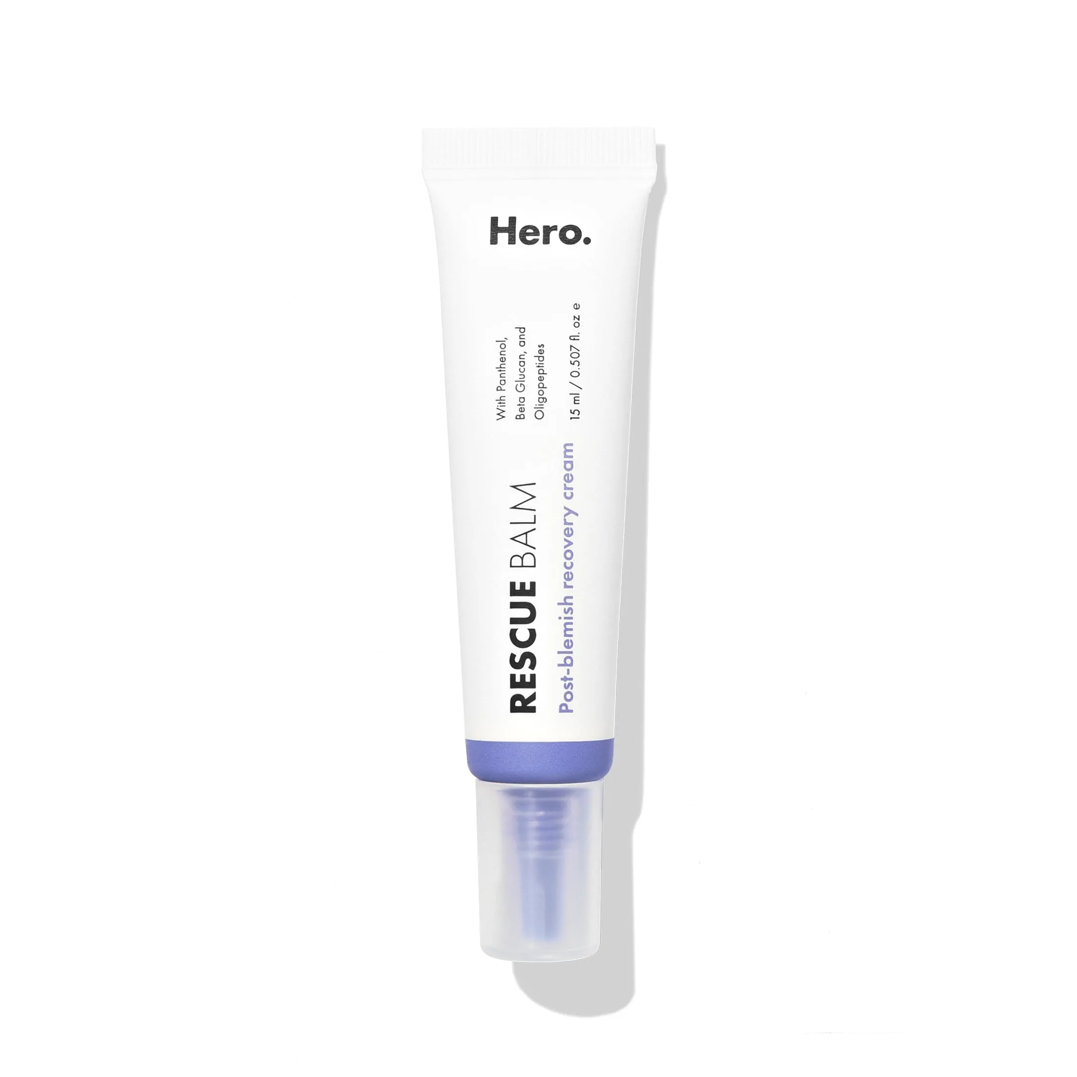 Hero Cosmetics Rescue Balm Post-Blemish Recovery Cream Intensive Nourishing and Calming for Dry