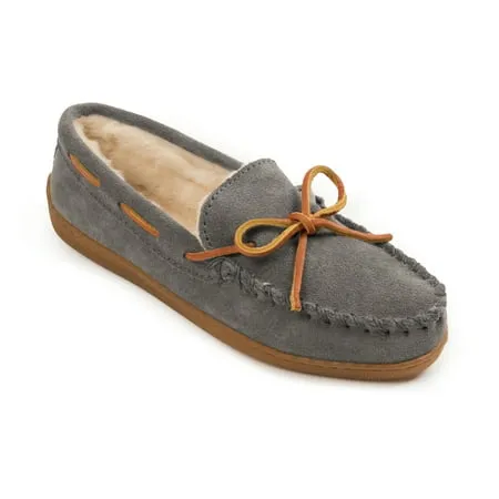 Minnetonka Women?s Hardsole Pile-Lined Moccasin Slippers