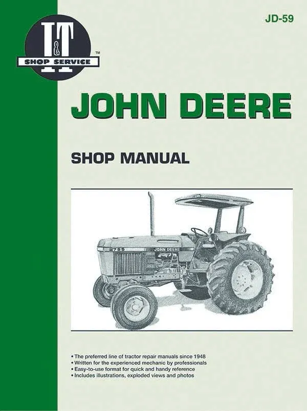 John Deere Shop Manual 2750 2755 2855&2955 [Book]