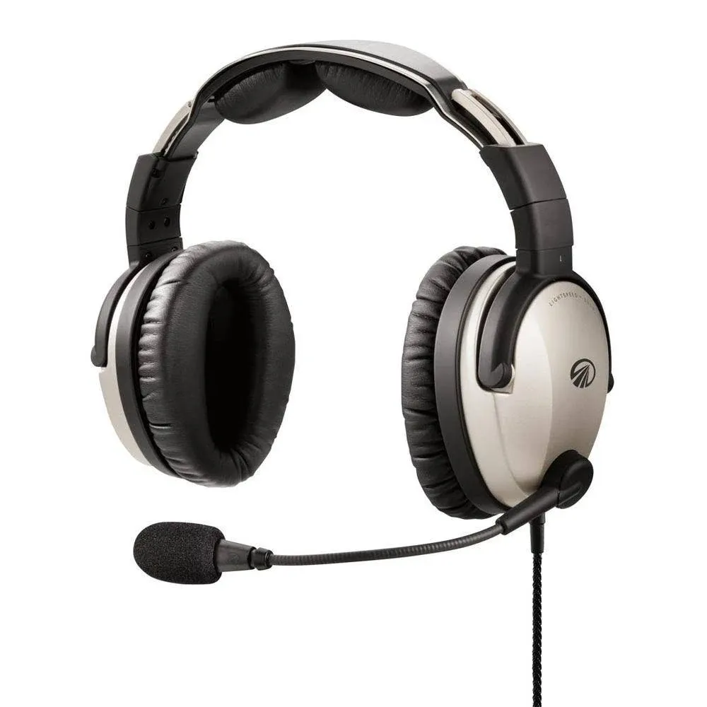 LIGHTSPEED Zulu 3 Premium ANR Aviation Headset with Noise Cancelling and Bluetooth (GA Dual Plugs)