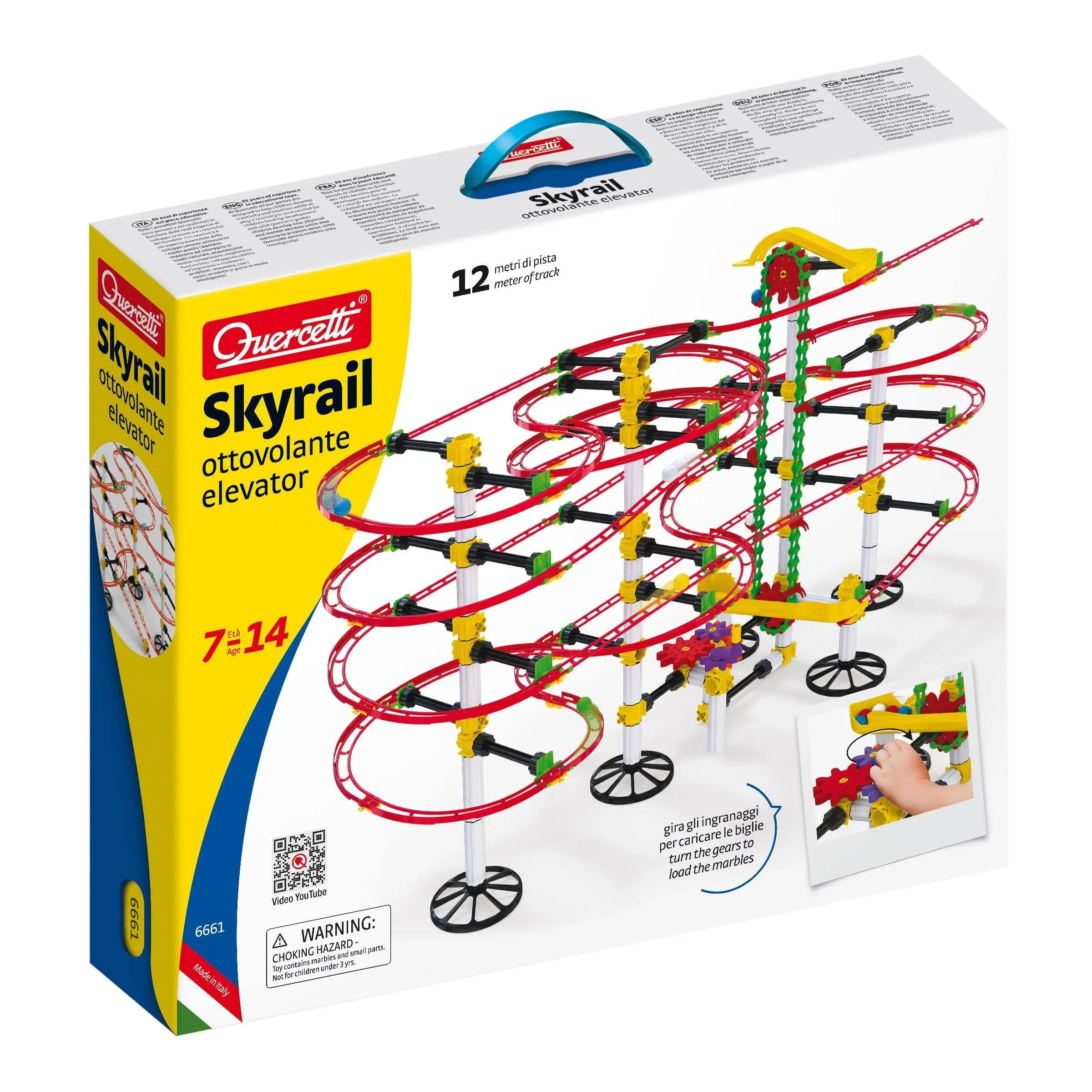 Quercetti Skyrail Marble Run - Ottovolante Elevator