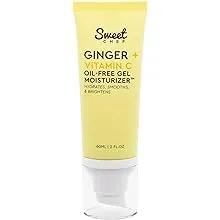 Sweet Chef Ginger + Vitamin C Oil-Free Gel Moisturizer - Antioxidant-Rich Soothing Daily Moisturizer with Hyaluronic Acid, Turmeric + Niacinamide - Help Hydrate + Even Skin Tone (60 ml / 2 fl oz)