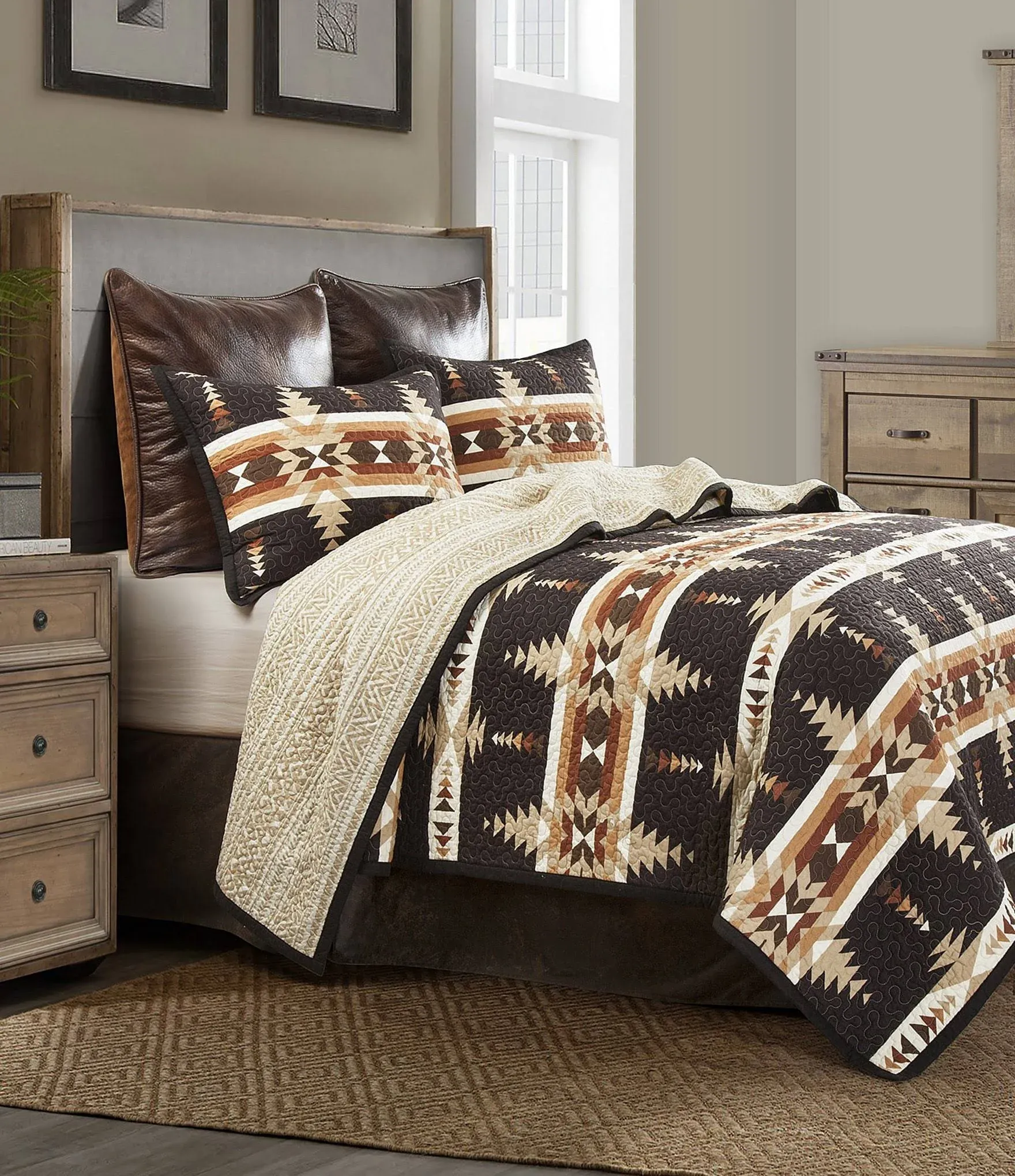 Yosemite Reversible Quilt Set Full/Queen