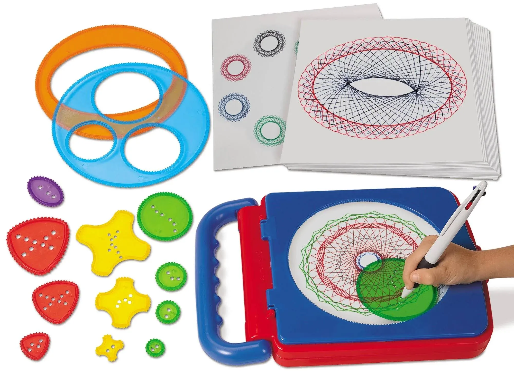 Lakeshore Kids&#039; Spiral Art Design Center with Carry Case