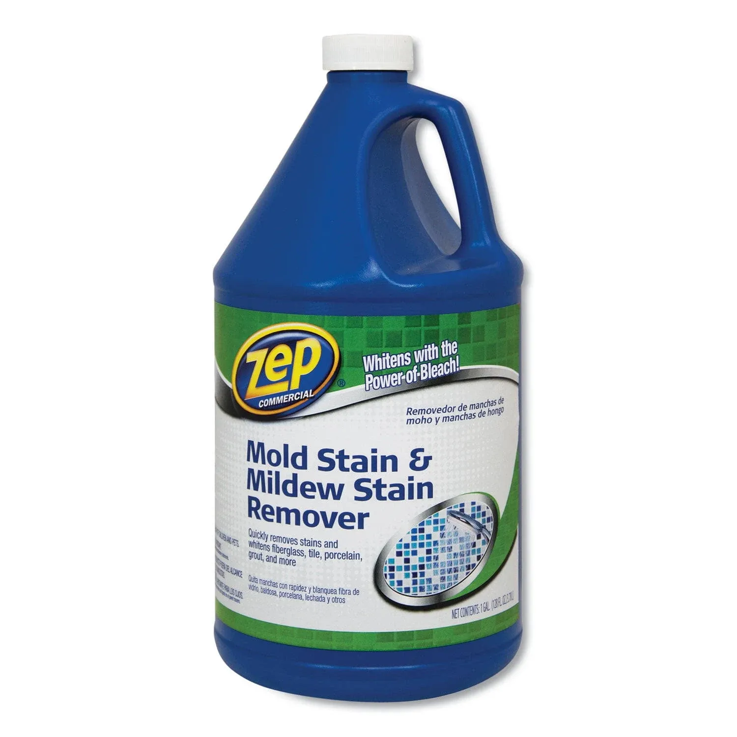 Zep Mold Stain and Mildew Stain Remover, 1 gal, 4/Carton