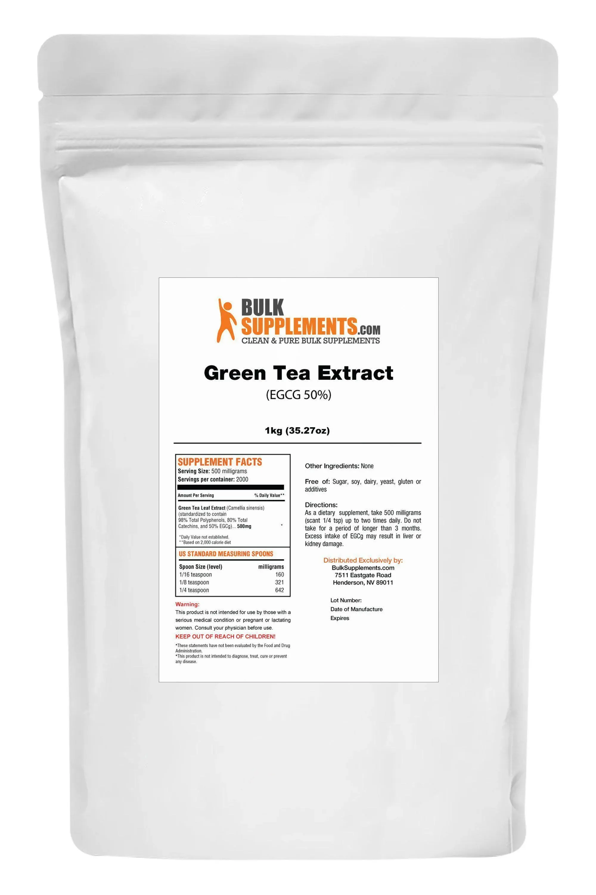 Organic Green Tea Extract Powder