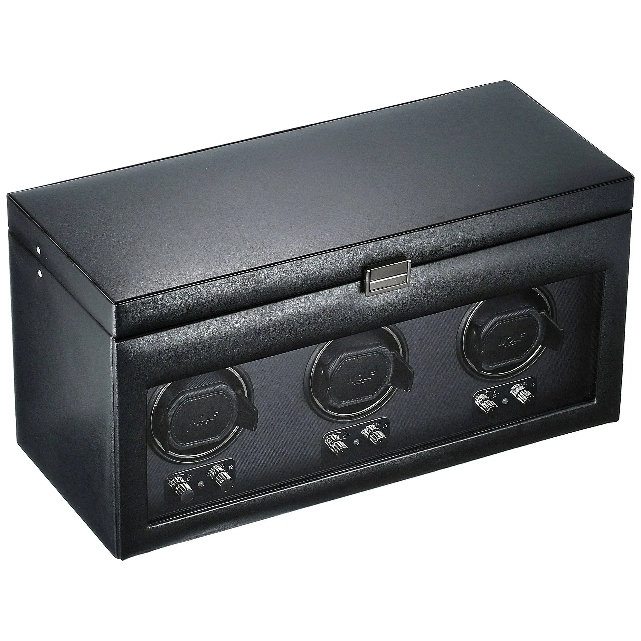 Wolf Heritage Triple Watch Winder with Storage