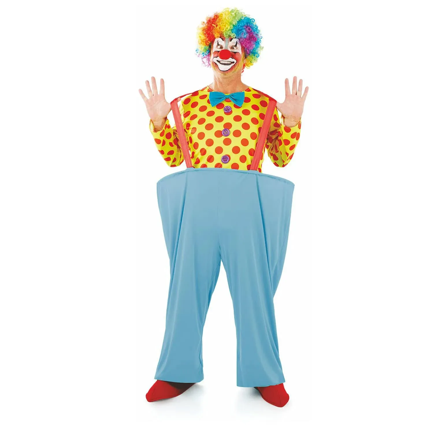 fun shack Adult Male Clown Costume, Clown Costumes For Men, Clown Suits For Adults, Funny Clown Costume Adult