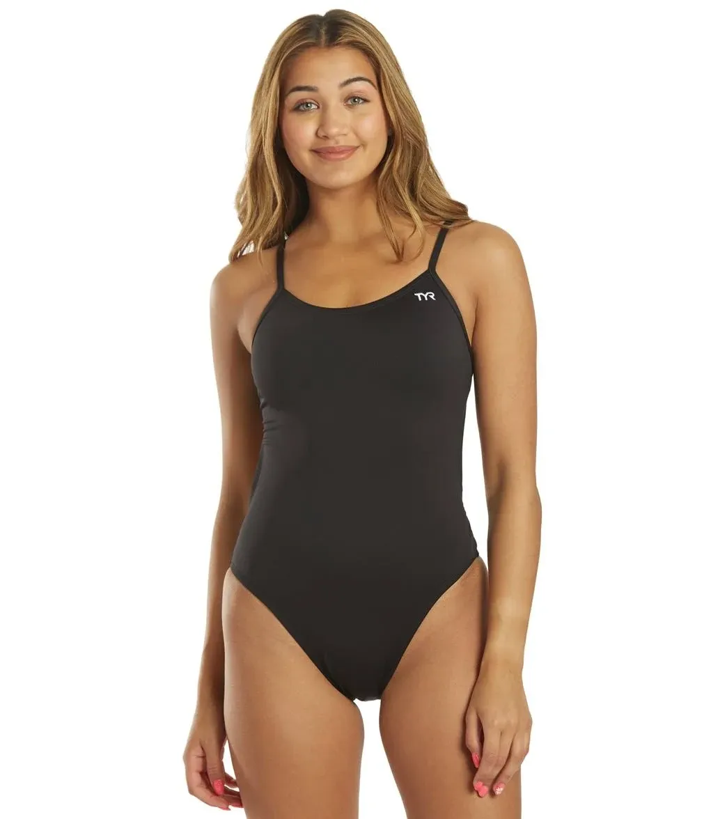 TYR Women's Durafast Elite Solid Cutout