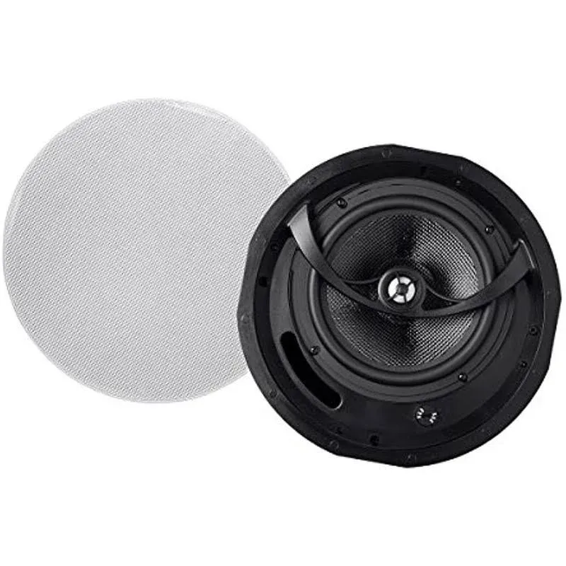 Monoprice Alpha Ceiling Speakers 8in Carbon Fiber 2-Way (Pair)