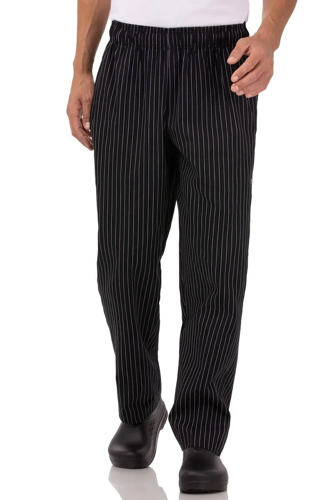 Chef Works Men's Designer Baggy Pants Pinstripe