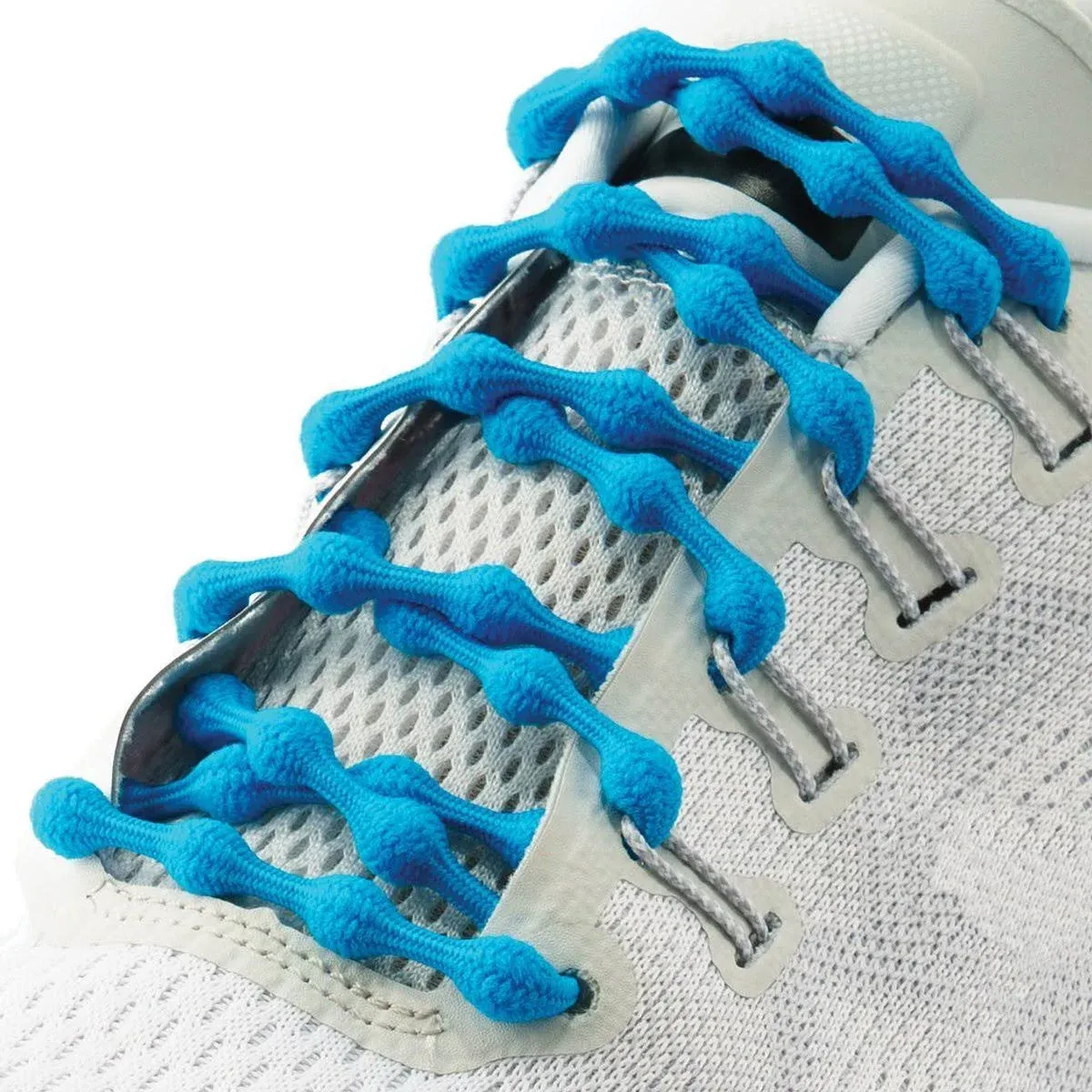 Caterpy Run No Tie Shoelaces Gray 30 in