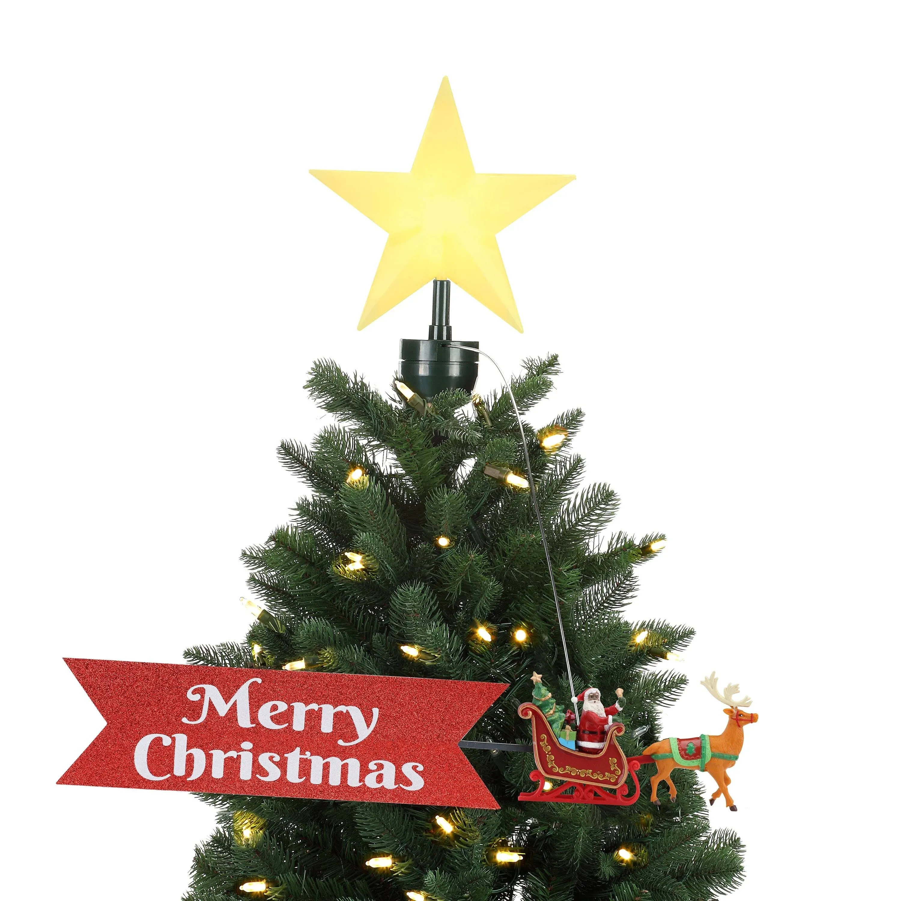 Mr. Christmas Animated Christmas Tree Topper