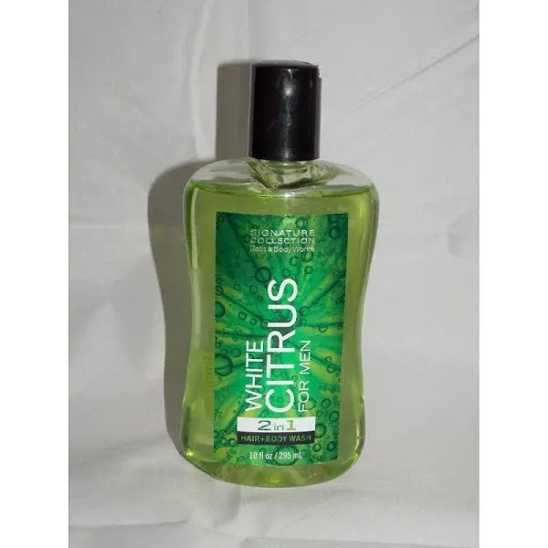 Bath and Body Works New White Citrus for Men 2in1 Hair and Body Wash