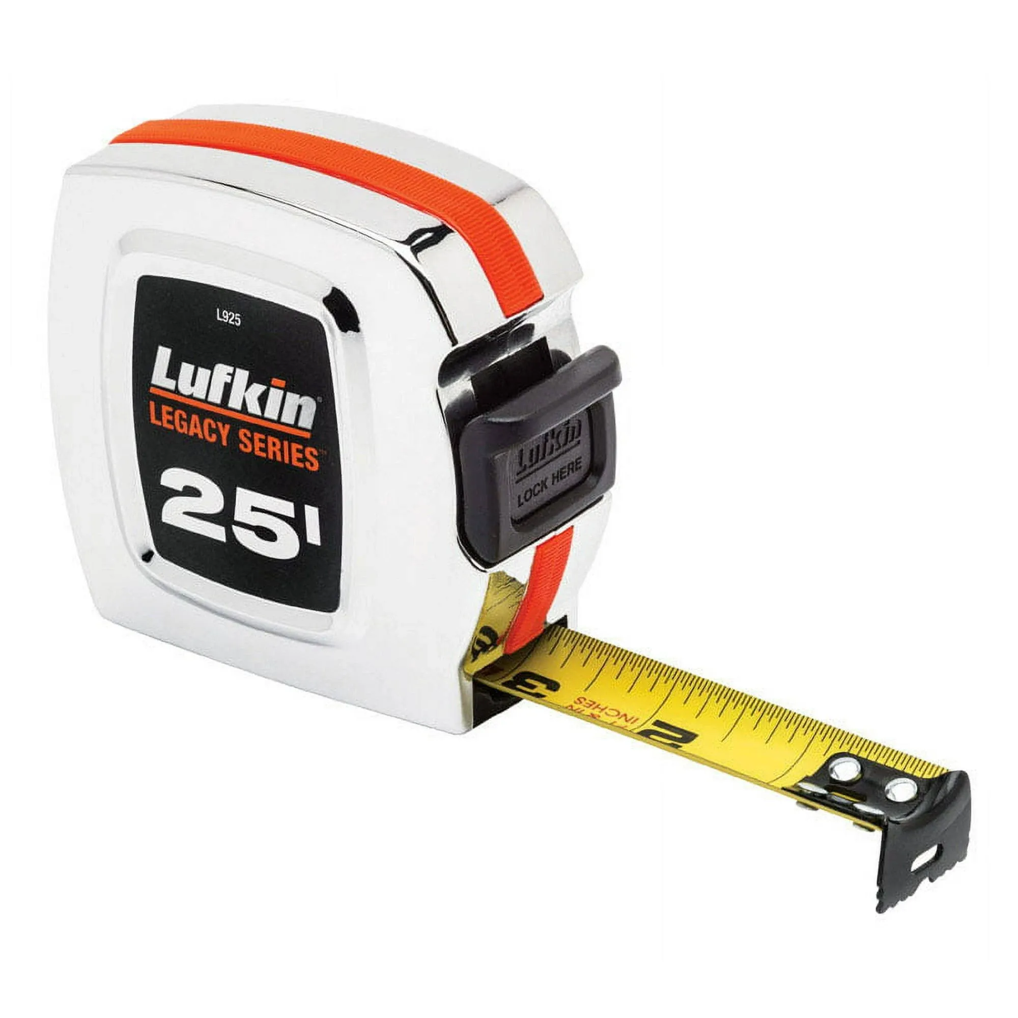 Lufkin L925 1" x 25' Chrome Legacy Series Tape Measure