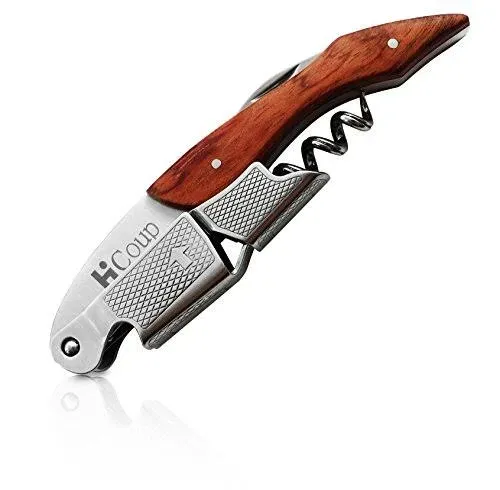 Hicoup Wine Opener Professional Corkscrews for Wine Bottles w/Foil Cutter and Cap Remover