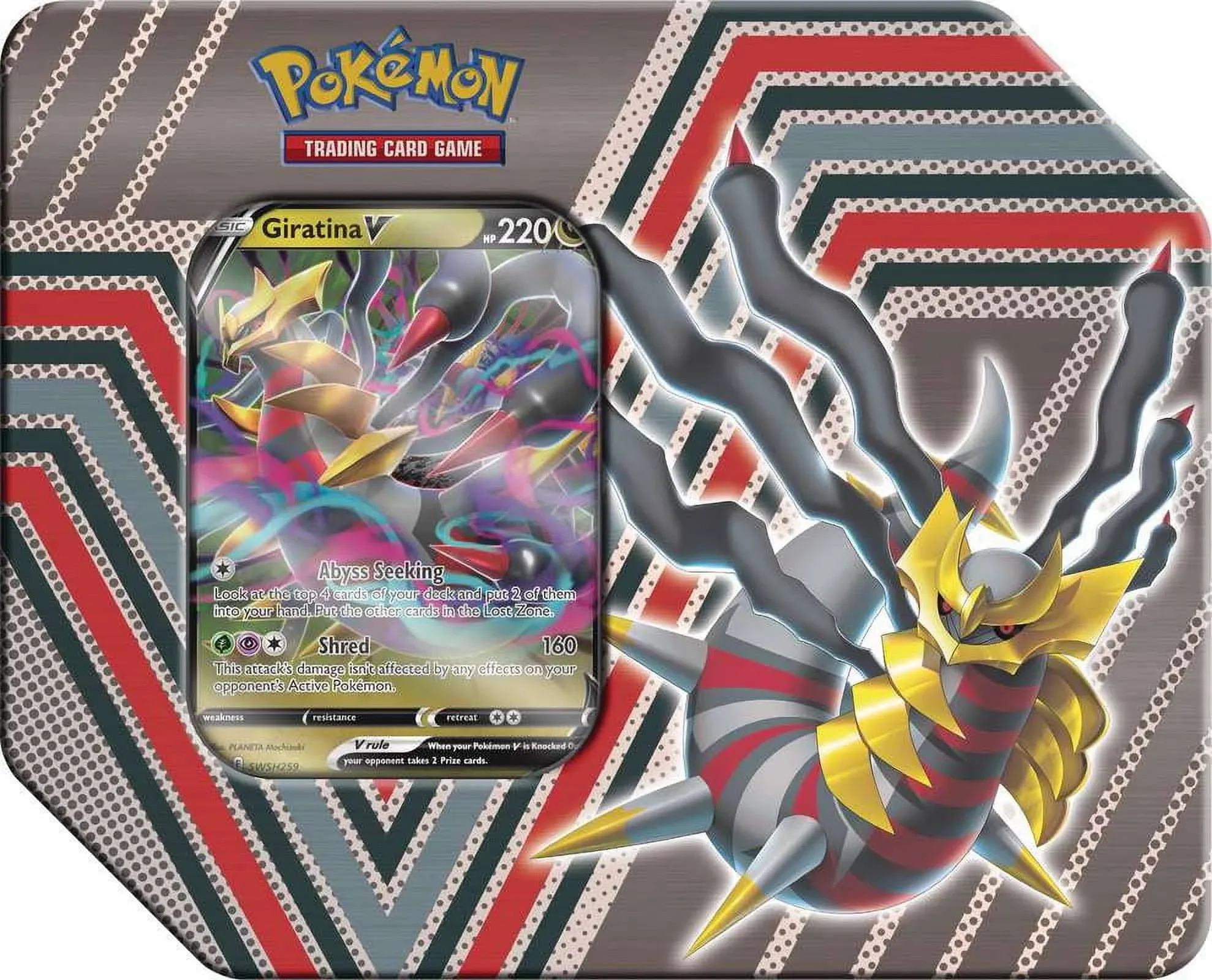 Pokemon Hidden Potential Giratina V Tin Set