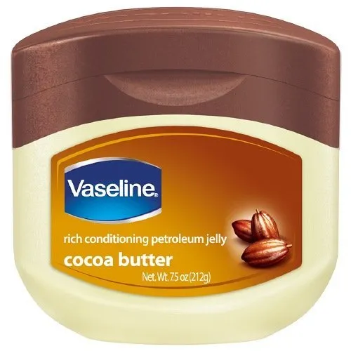 Vaseline Rich Conditioning Petroleum Jelly Cocoa Butter 7.5 oz (212 g) Package of 4