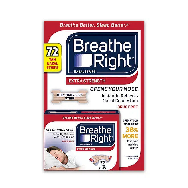 Breathe Right Extra Nasal Strips