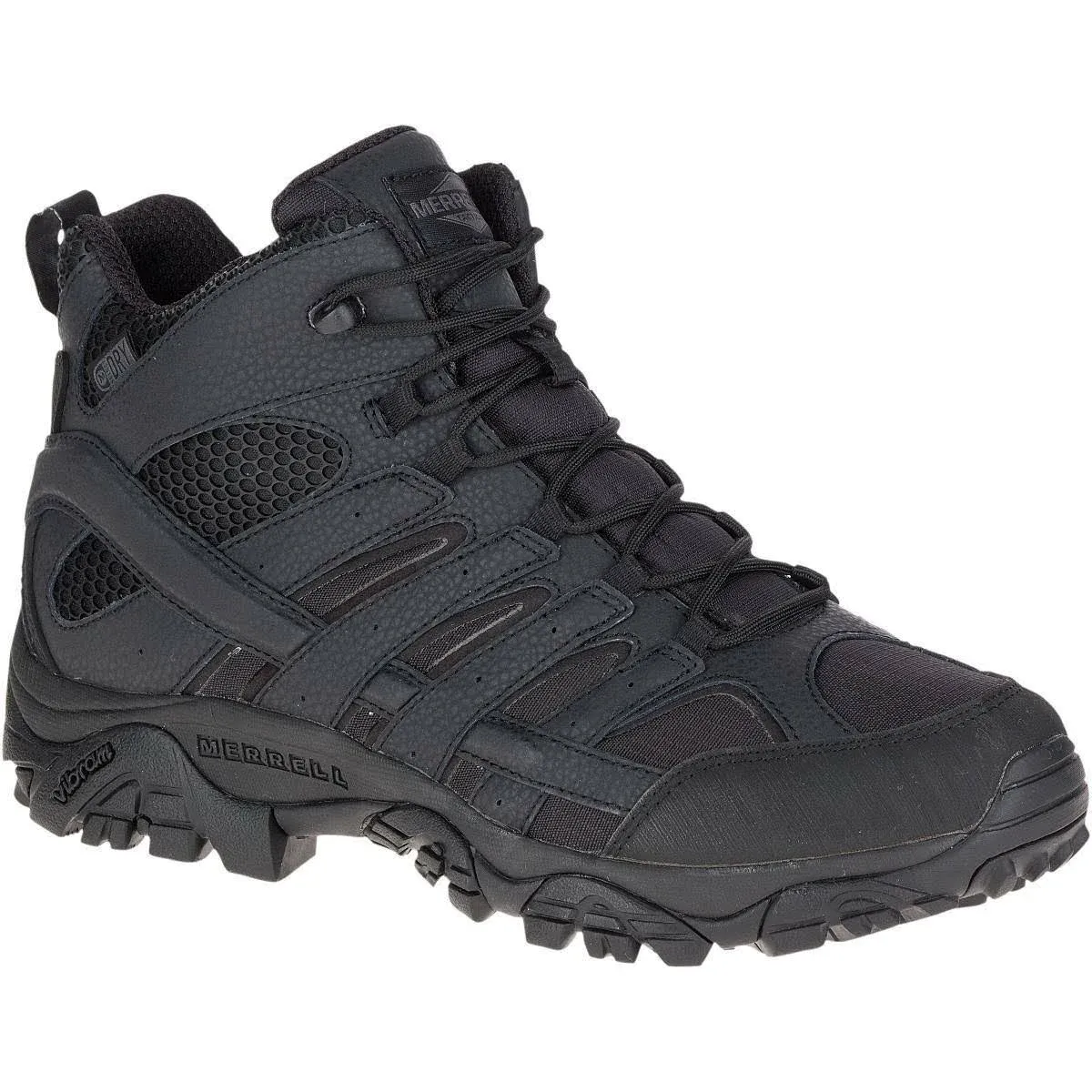 Merrell Moab 2 Mid Tactical Waterproof Boot Black